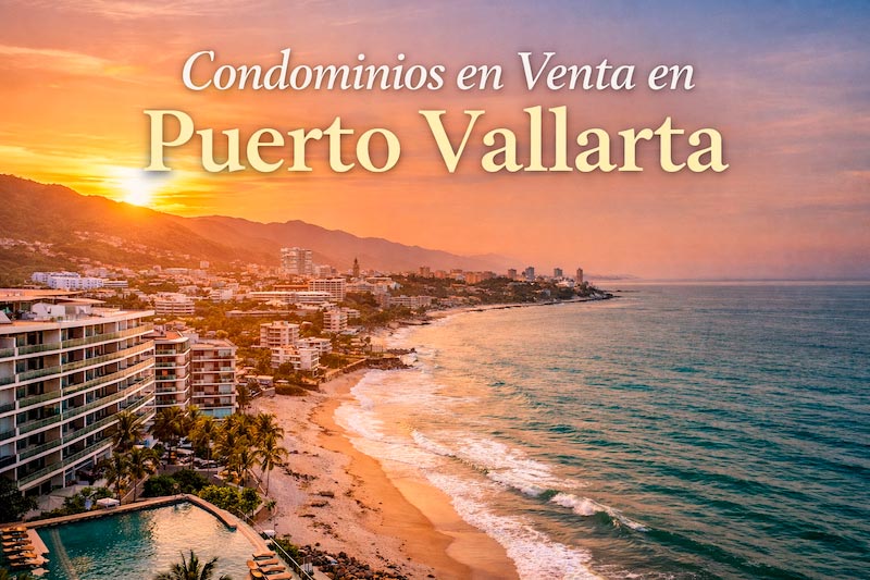 Condominios en venta en Puerto Vallarta con vista al mar